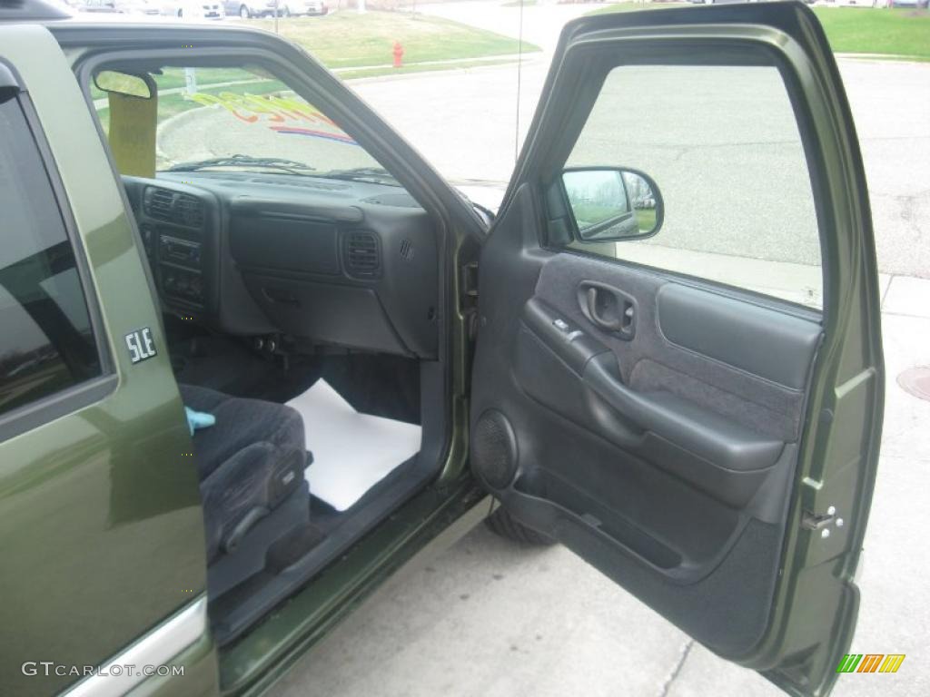 2001 Jimmy SLE 4x4 - Medium Sage Green Metallic / Graphite photo #19