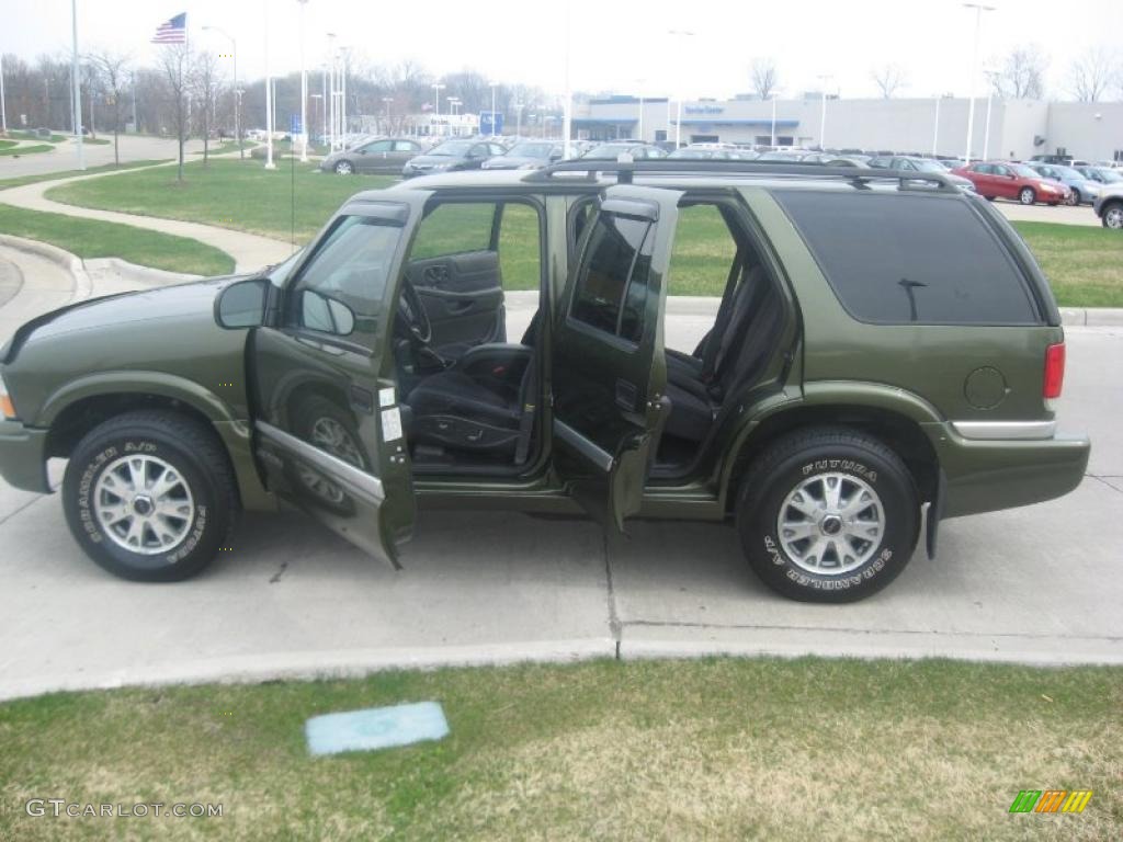 2001 Jimmy SLE 4x4 - Medium Sage Green Metallic / Graphite photo #20