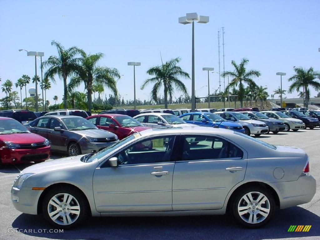 2008 Fusion SEL V6 - Silver Birch Metallic / Charcoal Black photo #6