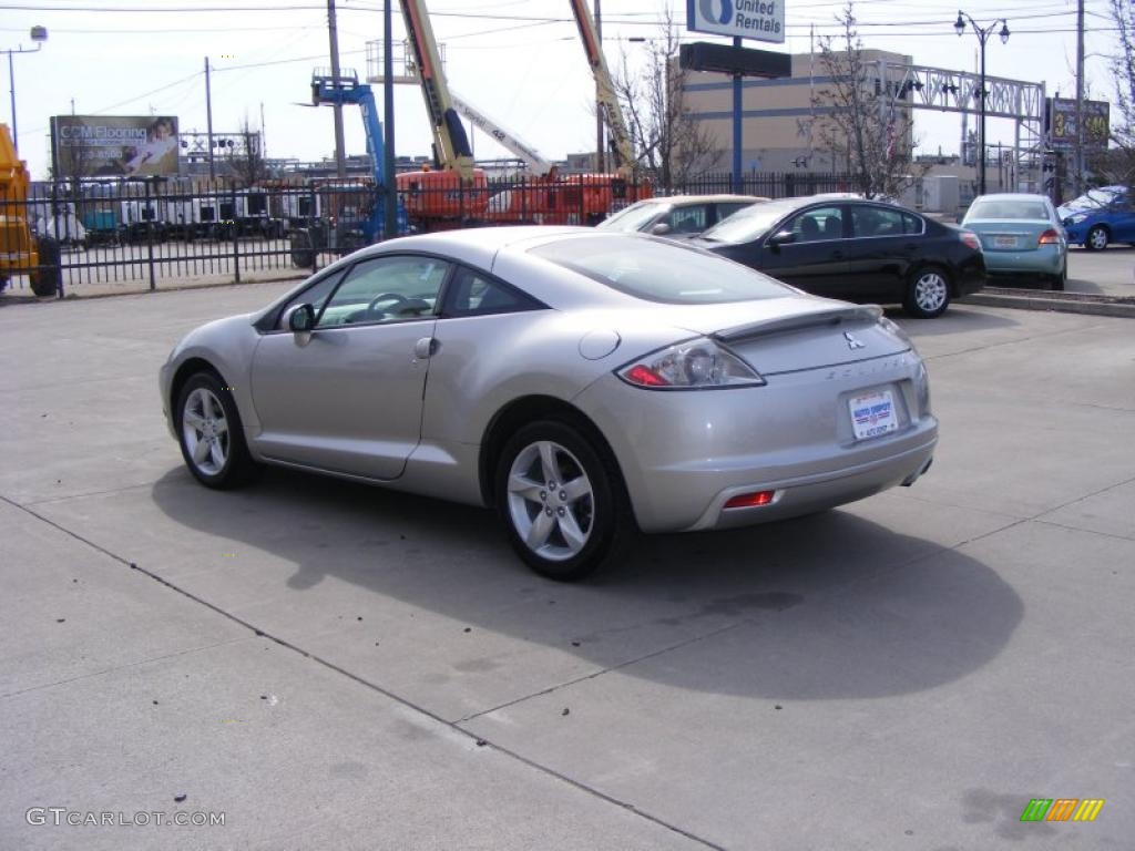 2009 Eclipse GS Coupe - Quicksilver Pearl / Dark Charcoal photo #6