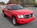 2008 Flame Red Dodge Dakota SLT Crew Cab  photo #5