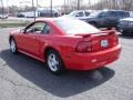 2003 Torch Red Ford Mustang V6 Coupe  photo #6