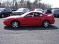2003 Torch Red Ford Mustang V6 Coupe  photo #9