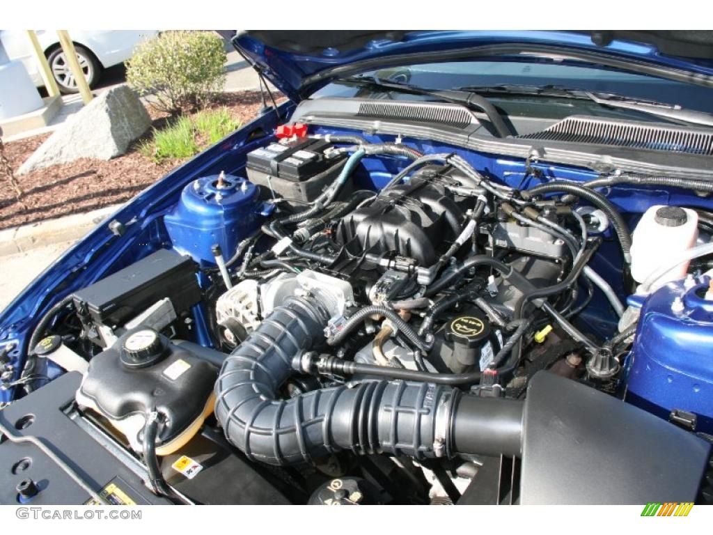 2007 Mustang V6 Premium Convertible - Vista Blue Metallic / Medium Parchment photo #18