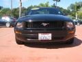 2009 Black Ford Mustang V6 Coupe  photo #2