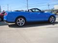 2010 Grabber Blue Ford Mustang GT Premium Convertible  photo #4