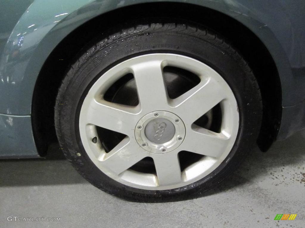 2001 TT 1.8T quattro Coupe - Desert Green Pearl / Aviator Grey photo #5