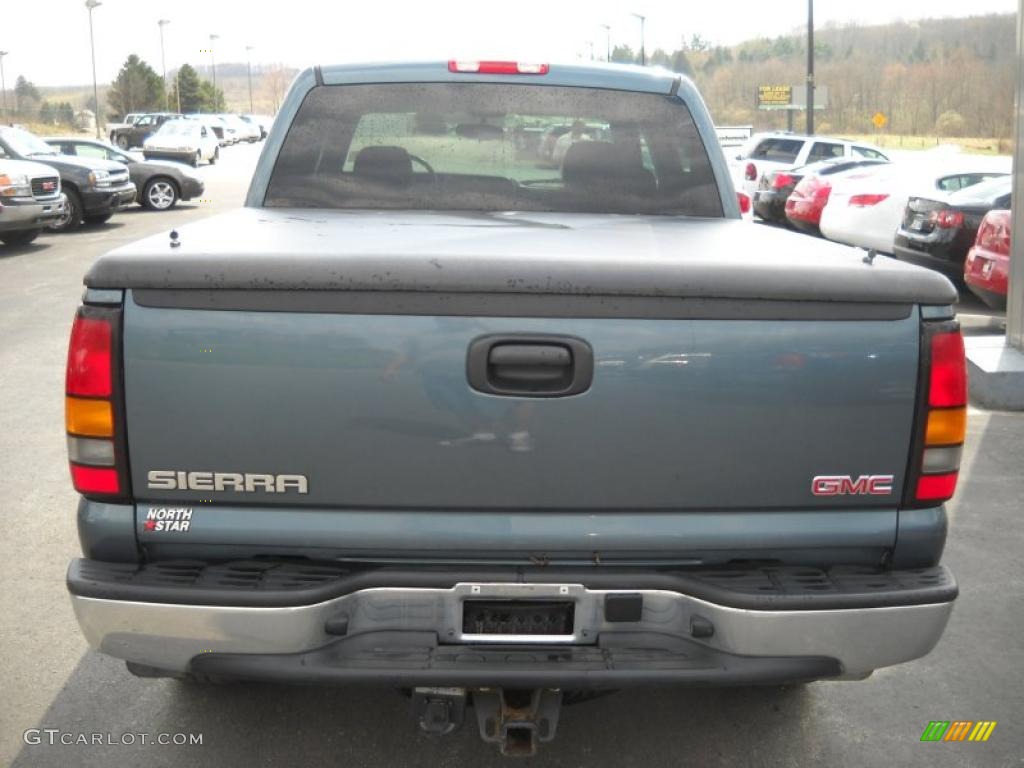 2006 Sierra 1500 Crew Cab 4x4 - Stealth Gray Metallic / Dark Pewter photo #3