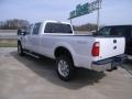 2010 White Platinum Metallic Tri-Coat Ford F350 Super Duty Lariat Crew Cab 4x4  photo #5