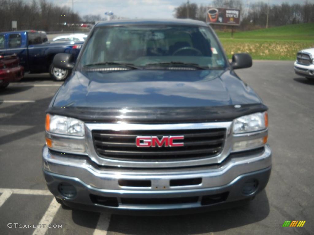 2006 Sierra 1500 Crew Cab 4x4 - Stealth Gray Metallic / Dark Pewter photo #14