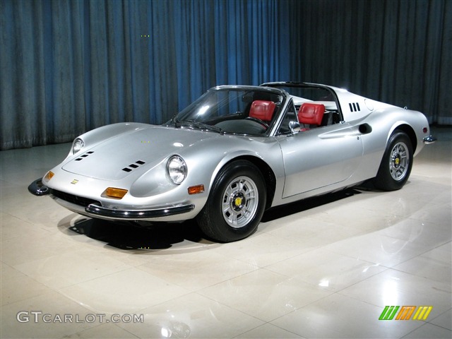 Argento Auteil Silver 1974 Ferrari Dino 246 GTS Exterior Photo #280952