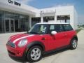 2007 Chili Red Mini Cooper Hardtop  photo #1