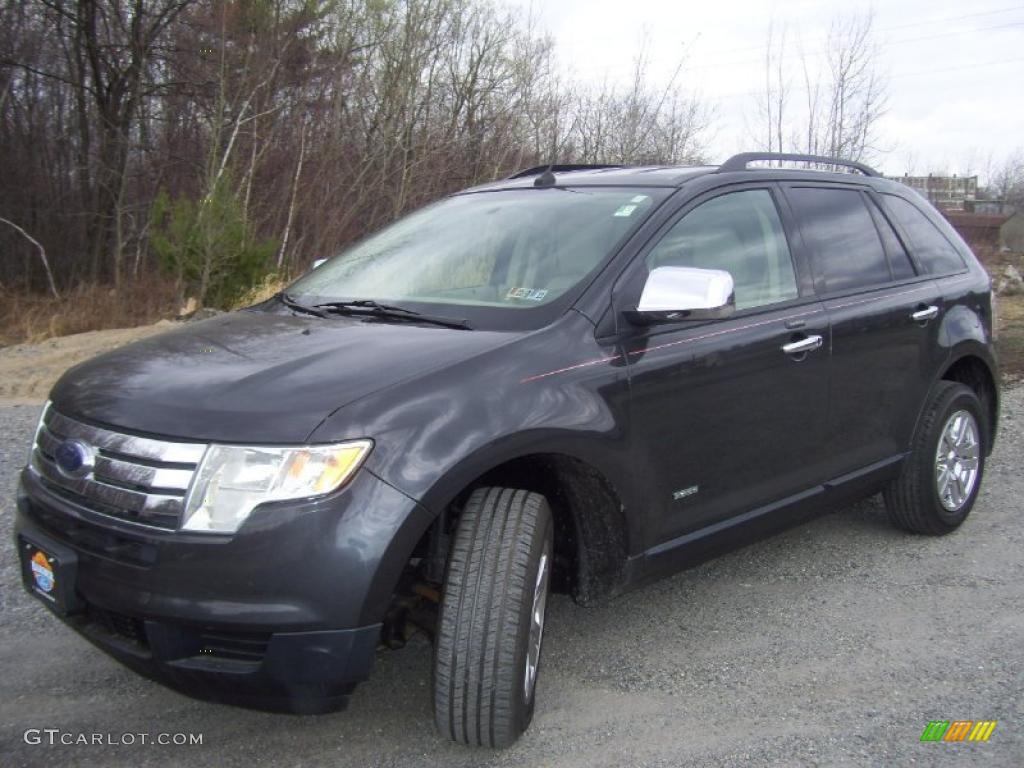 2007 Edge SE AWD - Carbon Metallic / Medium Light Stone photo #1