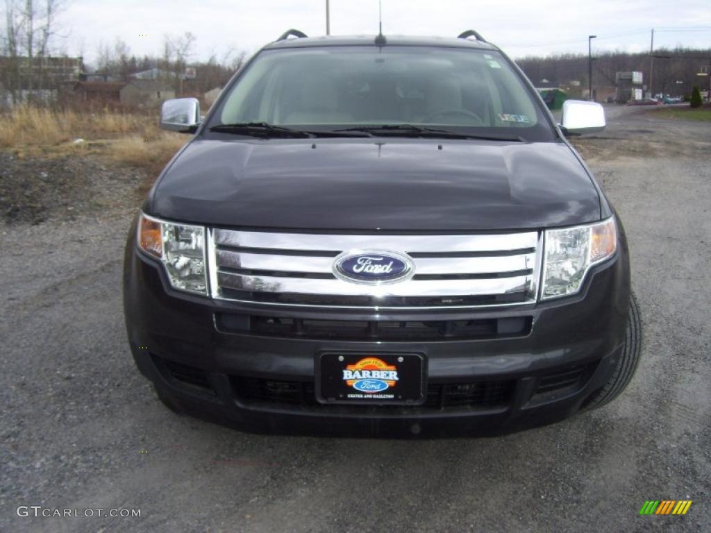 2007 Edge SE AWD - Carbon Metallic / Medium Light Stone photo #2