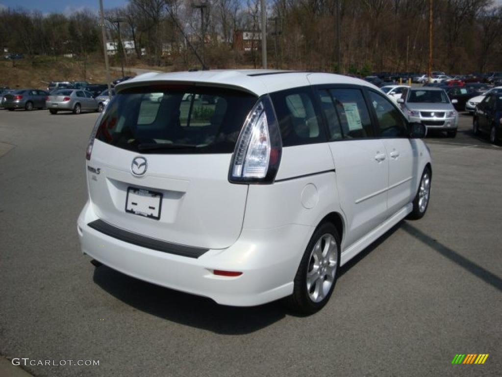 2008 MAZDA5 Grand Touring - Crystal White / Sand photo #2