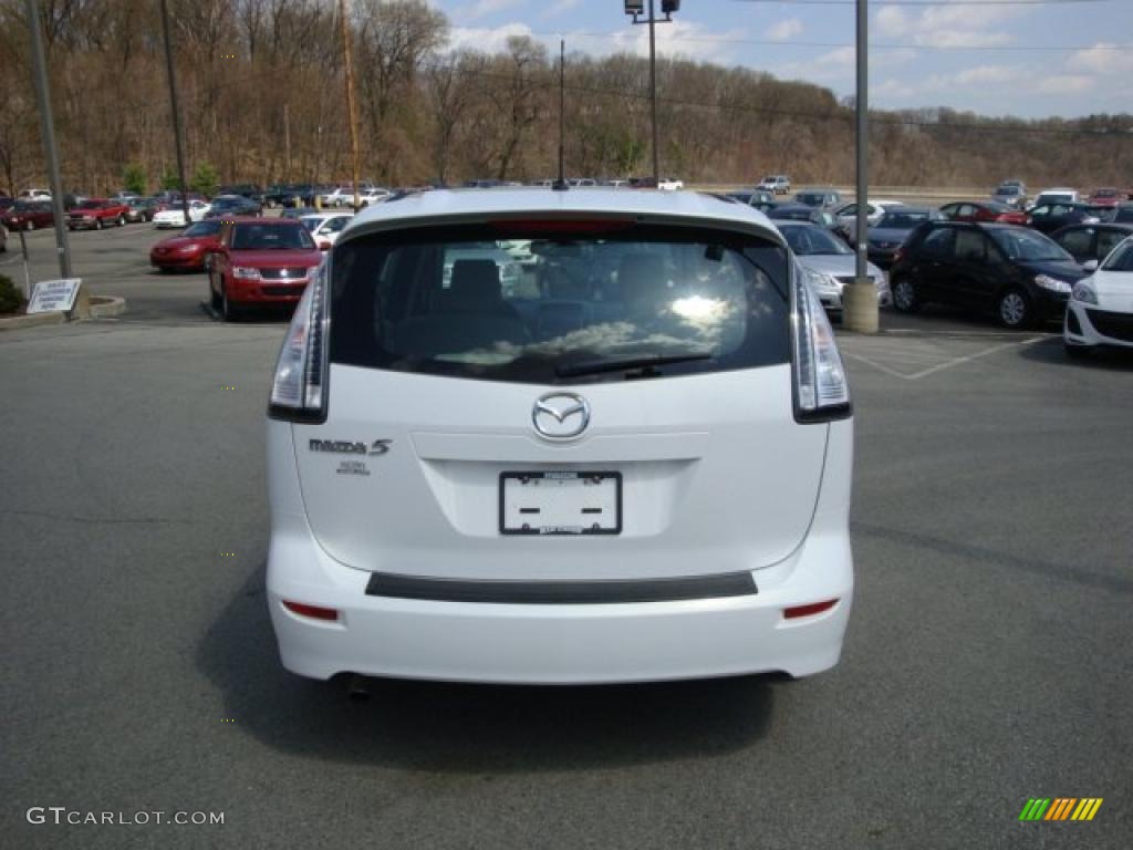 2008 MAZDA5 Grand Touring - Crystal White / Sand photo #3