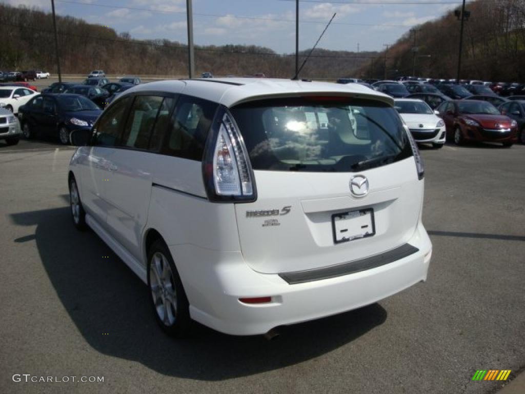 2008 MAZDA5 Grand Touring - Crystal White / Sand photo #4