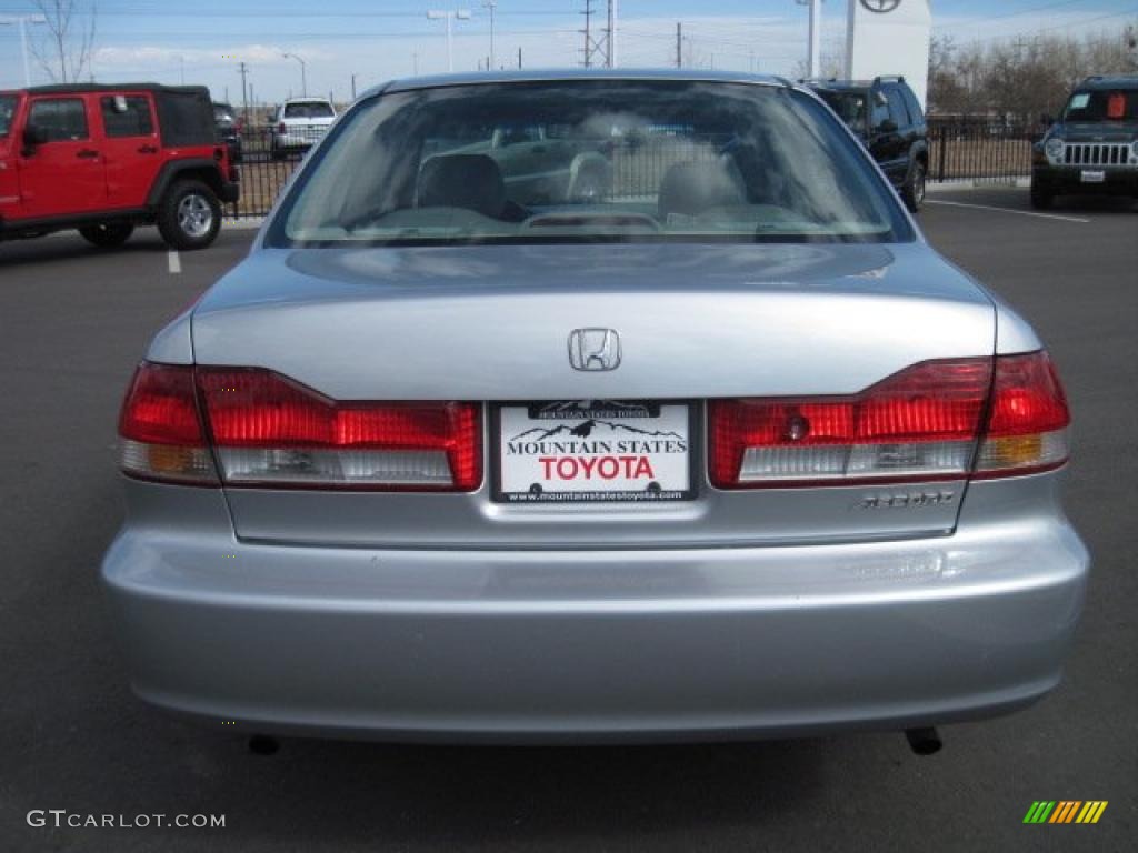 2001 Accord EX V6 Sedan - Satin Silver Metallic / Quartz Gray photo #3