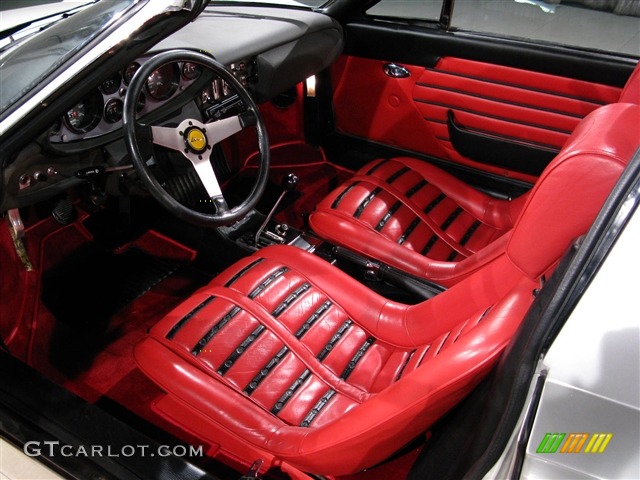 Red/Black Interior 1974 Ferrari Dino 246 GTS Photo #280987