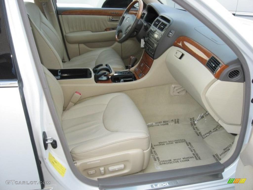 2004 LS 430 - Crystal White / Cashmere photo #28