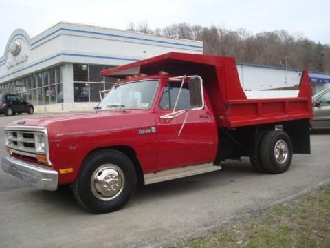 1989 Dodge Ram Truck D350 Regular Cab Dump Truck Data, Info and Specs