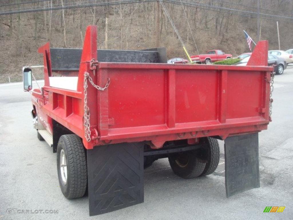 1989 Ram Truck D350 Regular Cab Dump Truck - Red / Red photo #2