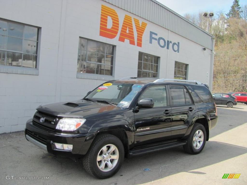2004 4Runner Sport Edition 4x4 - Black / Dark Charcoal photo #1