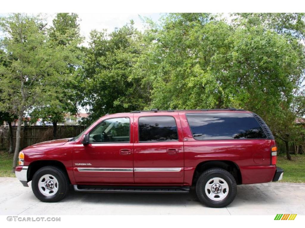 2004 Yukon XL 1500 SLT 4x4 - Sport Red Metallic / Neutral/Shale photo #4