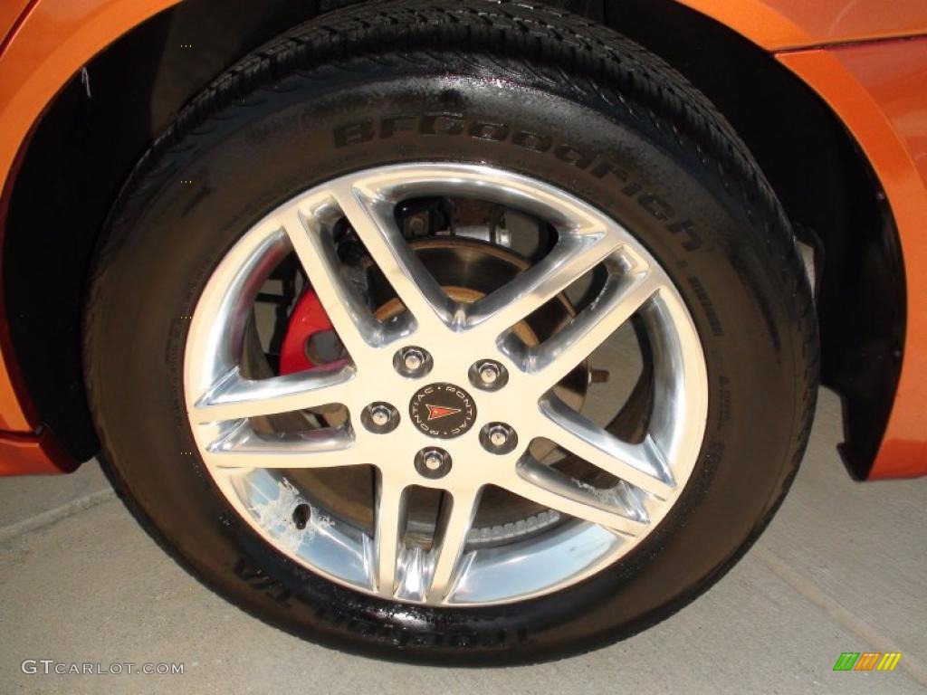 2005 Grand Prix GTP Sedan - Fusion Orange Metallic / Dark Pewter photo #45