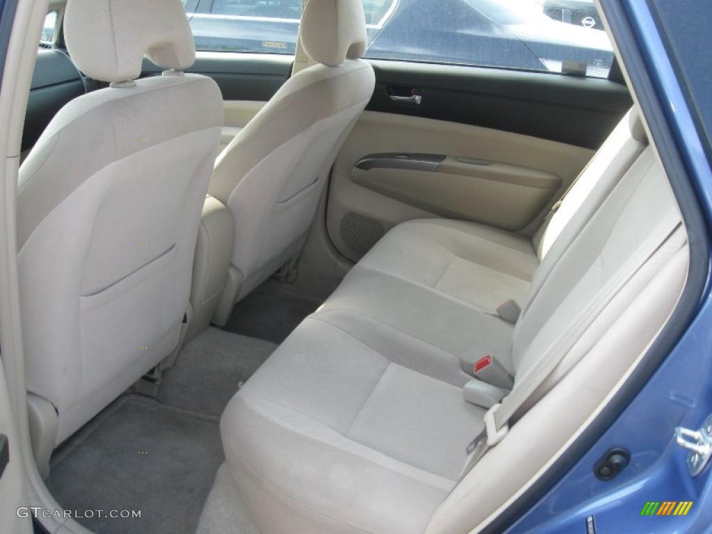 2005 Prius Hybrid - Seaside Blue Pearl / Ivory/Brown photo #3