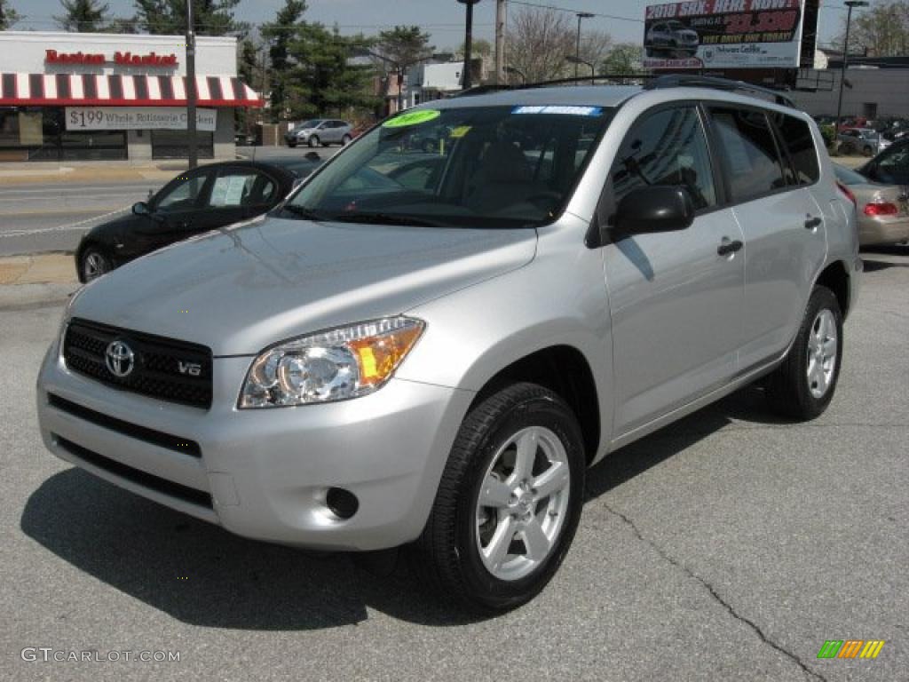 2007 RAV4 V6 4WD - Classic Silver Metallic / Ash Gray photo #2