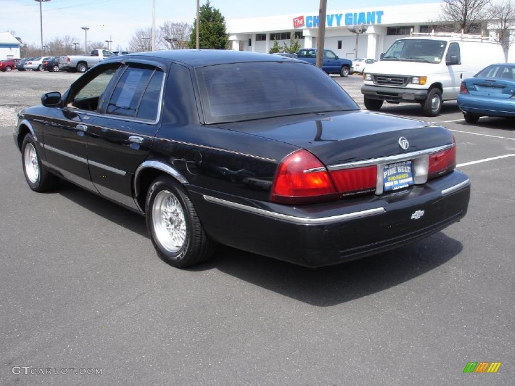 2000 Grand Marquis LS - Black / Medium Parchment photo #6