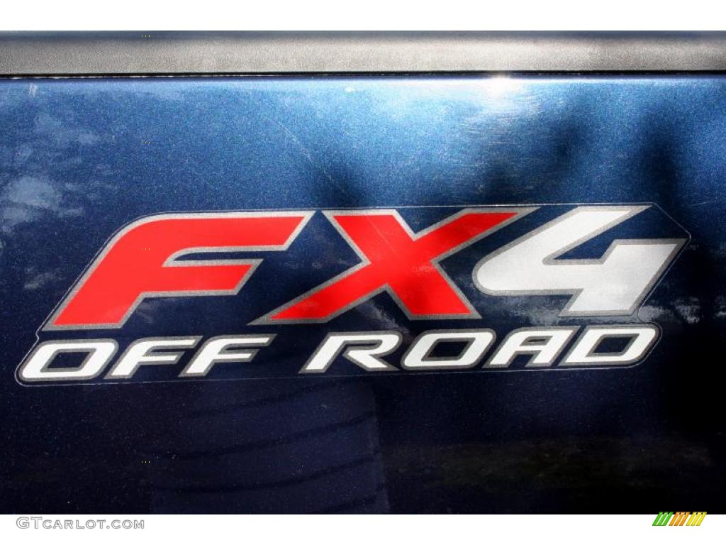 2005 F150 FX4 SuperCab 4x4 - True Blue Metallic / Black photo #85