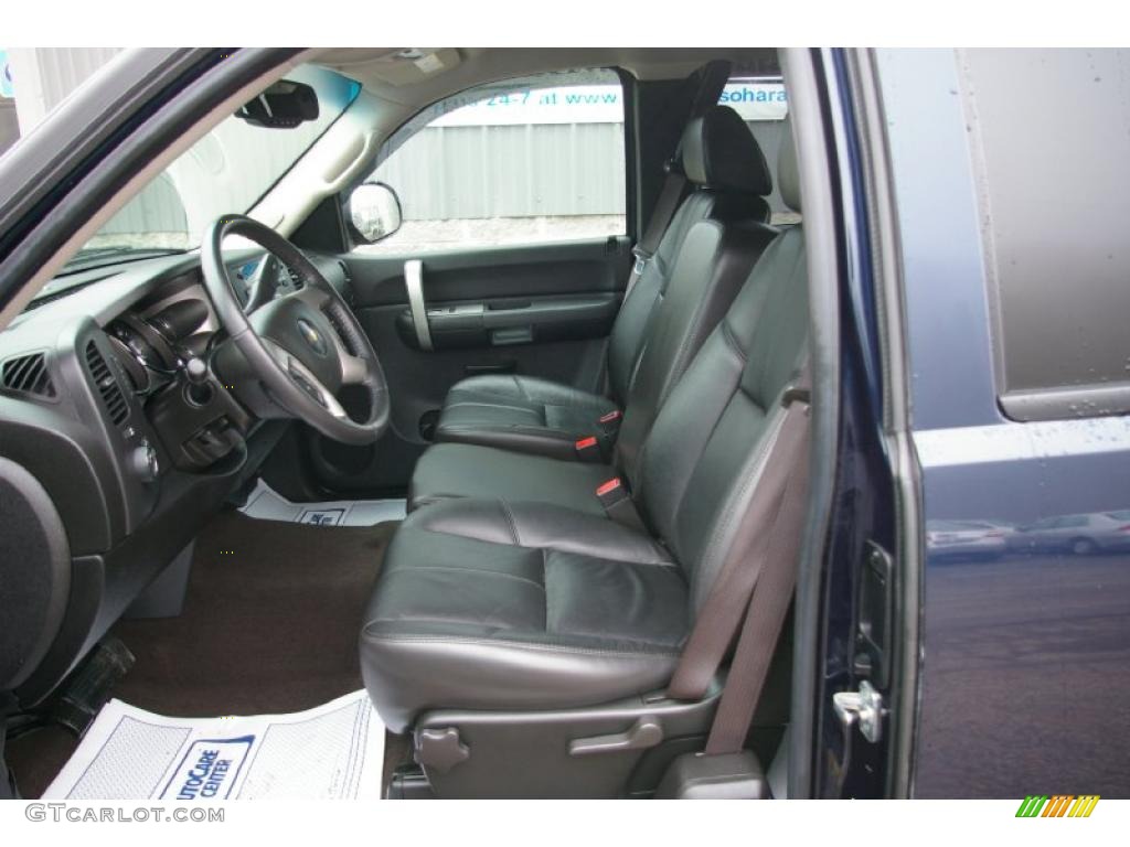 2008 Silverado 1500 Z71 Extended Cab 4x4 - Dark Blue Metallic / Ebony photo #3