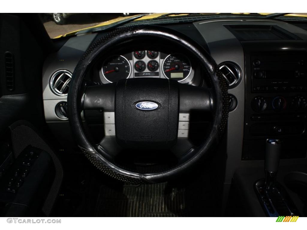 2004 F150 FX4 SuperCab 4x4 - Blazing Yellow / Black photo #10