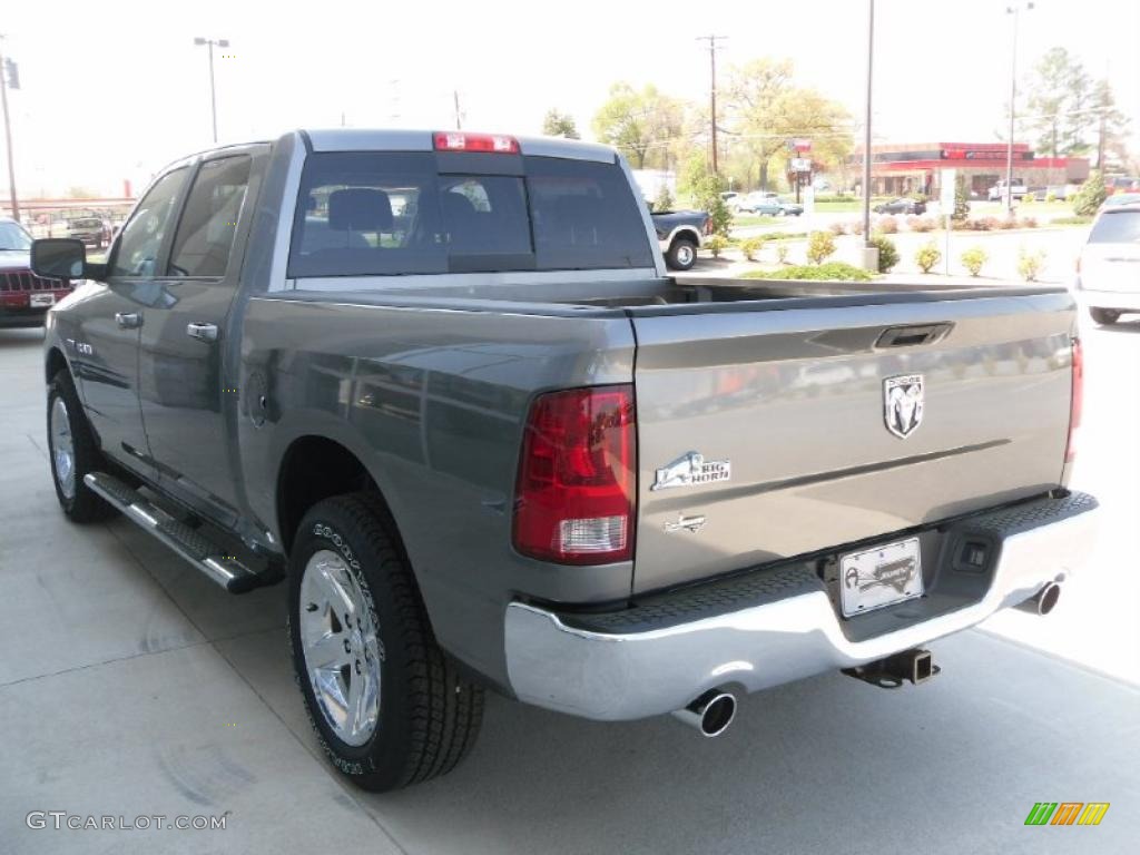 2010 Ram 1500 Big Horn Crew Cab - Mineral Gray Metallic / Dark Slate/Medium Graystone photo #2