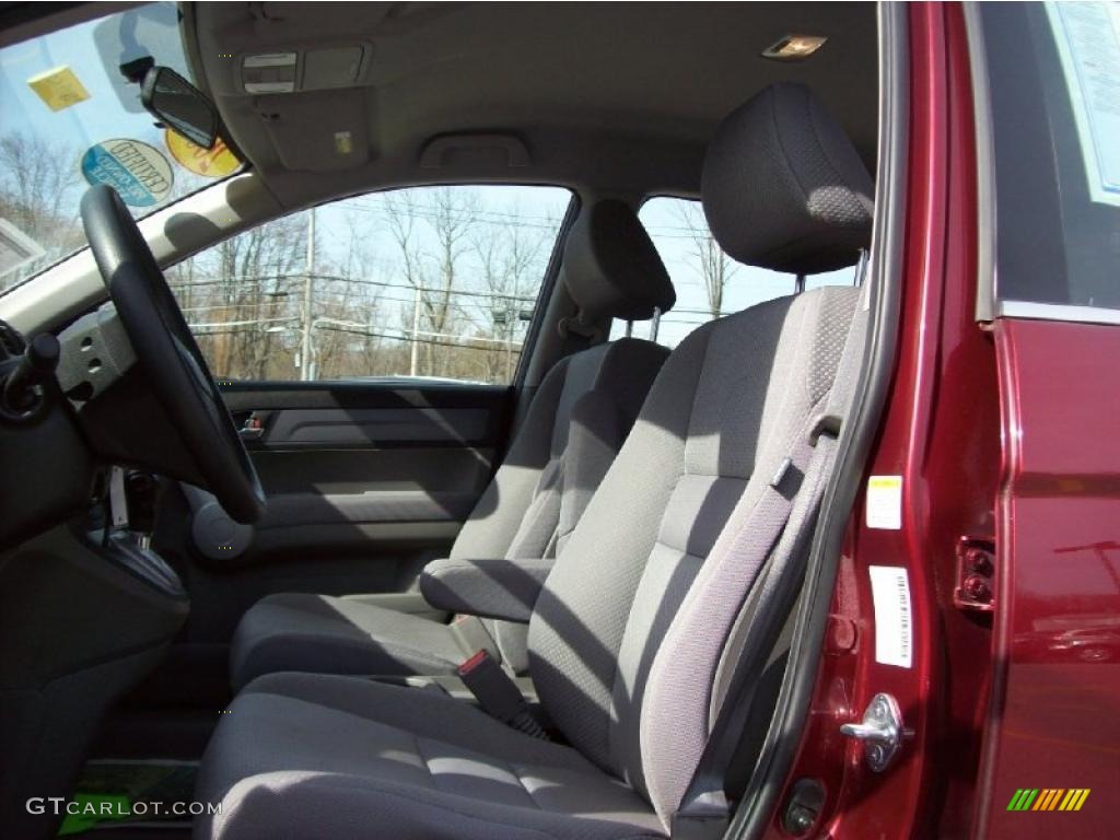 2007 CR-V LX 4WD - Tango Red Pearl / Gray photo #6