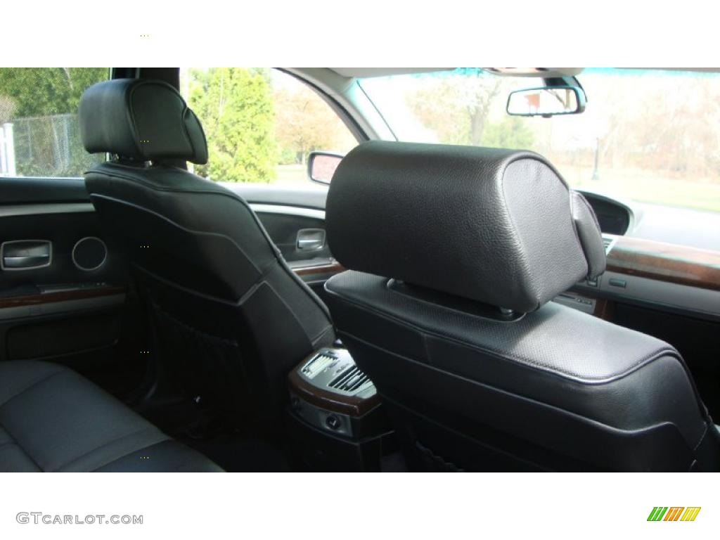 2007 7 Series 750i Sedan - Jet Black / Black photo #14