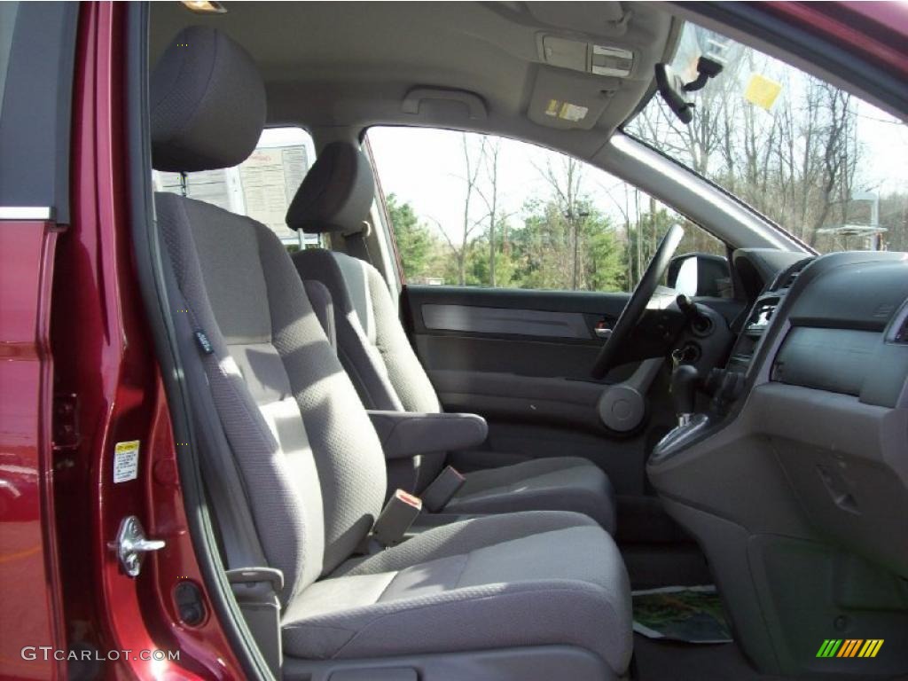 2007 CR-V LX 4WD - Tango Red Pearl / Gray photo #15