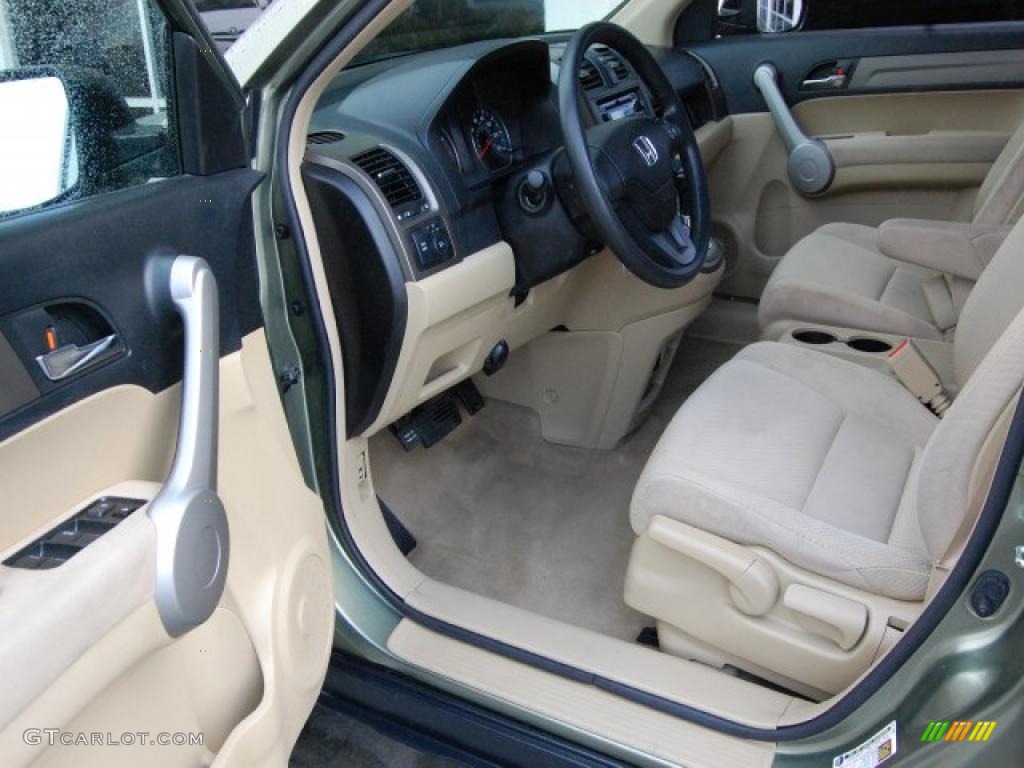 2007 CR-V LX - Green Tea Metallic / Ivory photo #16