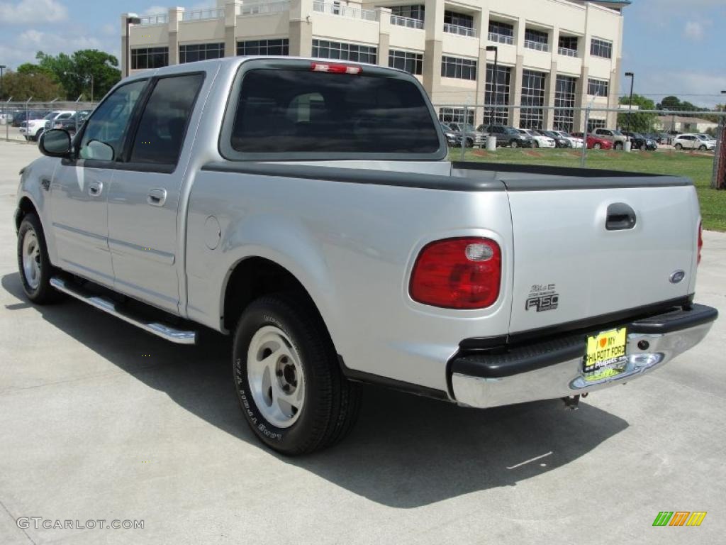 2003 F150 XLT SuperCrew - Silver Metallic / Medium Graphite Grey photo #5