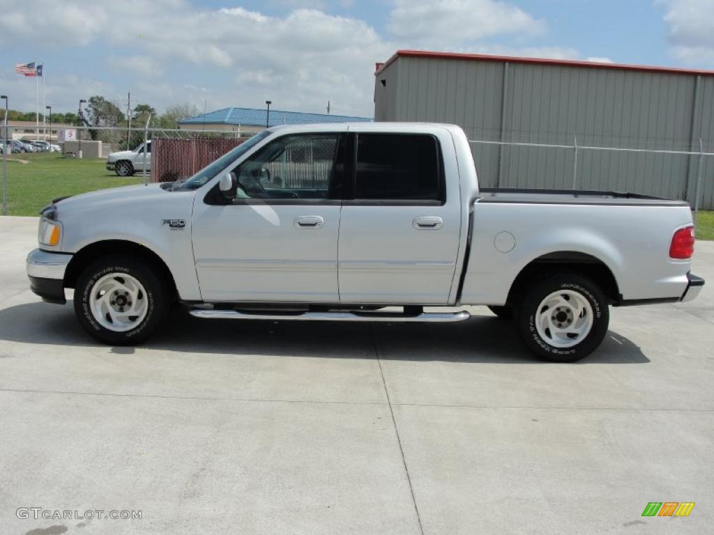 2003 F150 XLT SuperCrew - Silver Metallic / Medium Graphite Grey photo #6