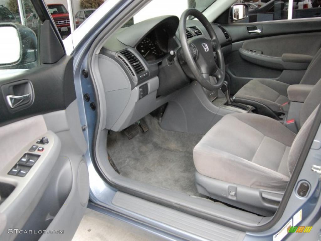 2007 Accord EX Sedan - Cool Blue Metallic / Gray photo #16