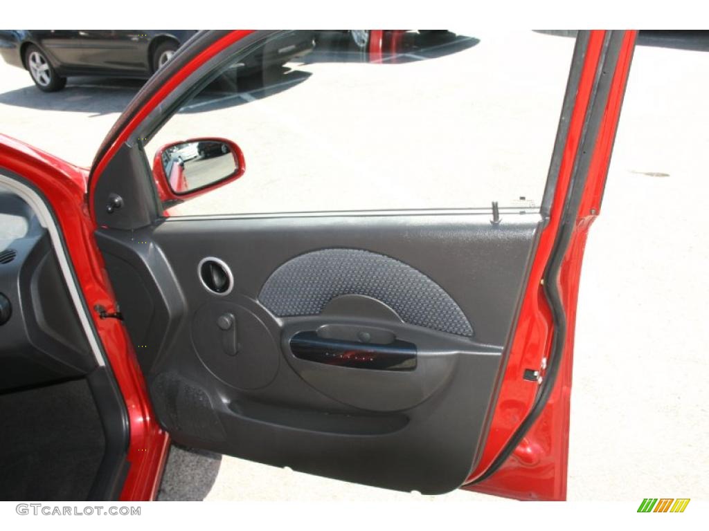2007 Aveo 5 LS Hatchback - Sport Red / Charcoal Black photo #15