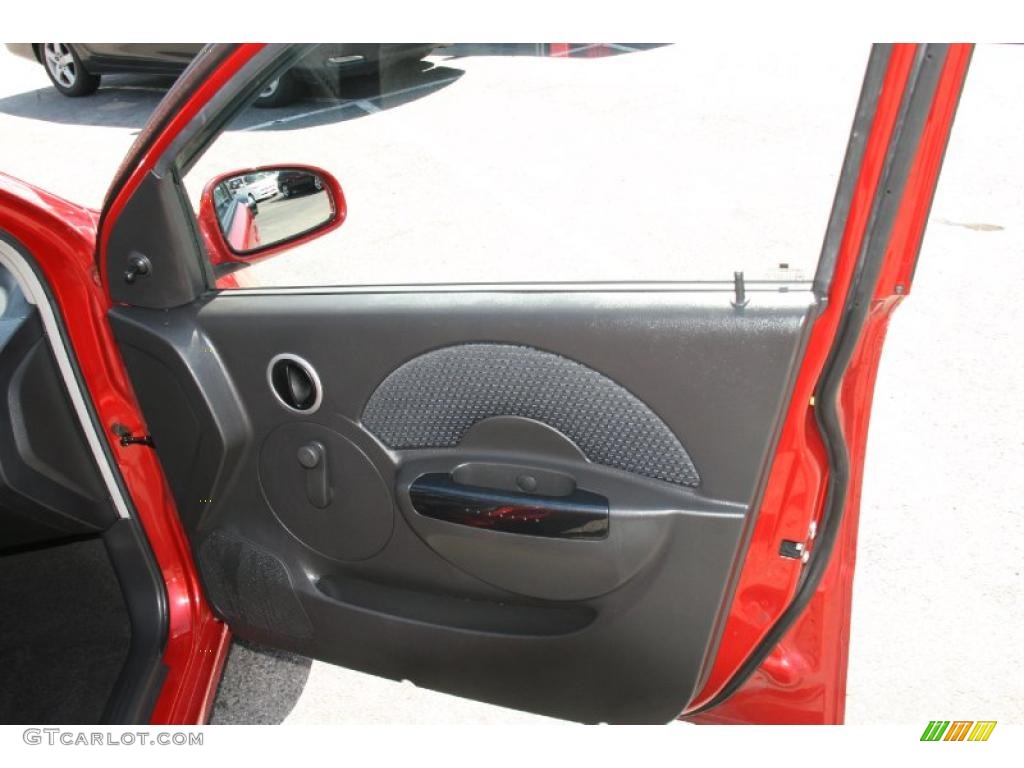 2007 Aveo 5 LS Hatchback - Sport Red / Charcoal Black photo #16