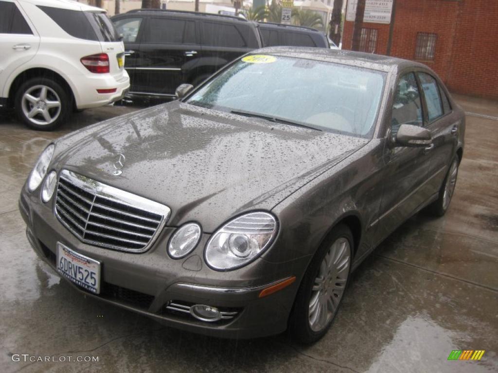 2008 E 350 4Matic Sedan - Indium Grey Metallic / Cashmere photo #5