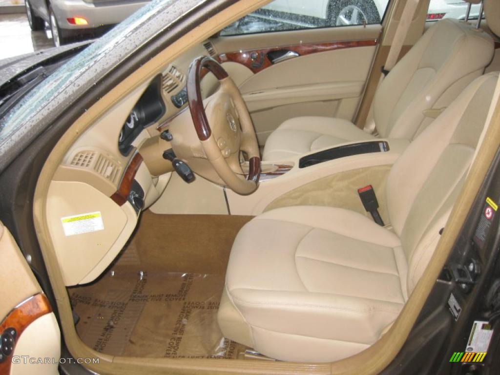 2008 E 350 4Matic Sedan - Indium Grey Metallic / Cashmere photo #15