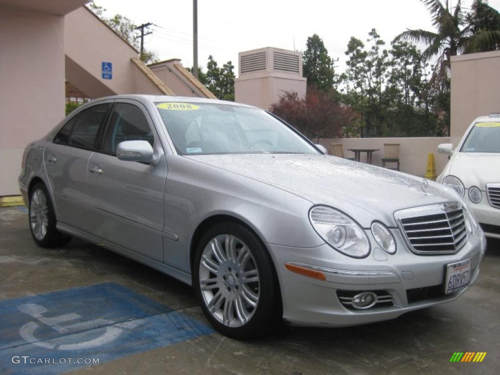 2008 E 350 Sedan - Iridium Silver Metallic / Ash photo #1