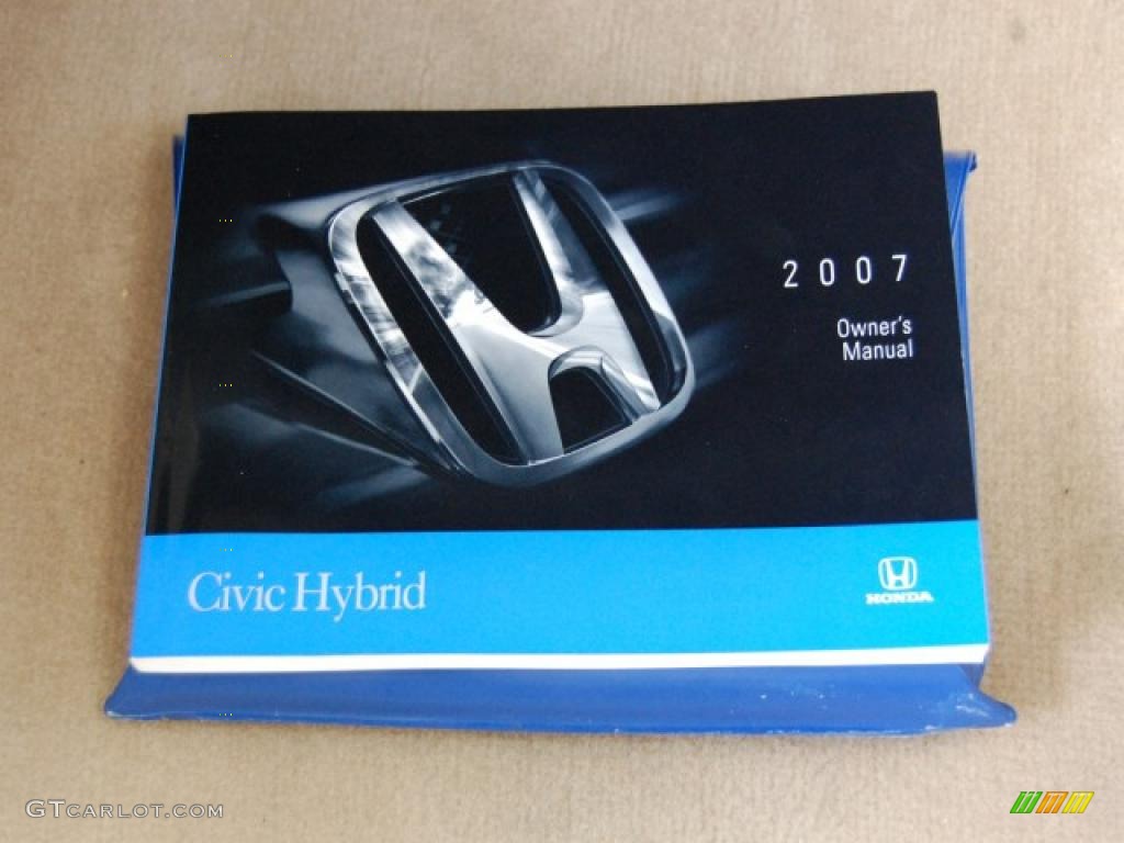 2007 Civic Hybrid Sedan - Taffeta White / Ivory photo #25