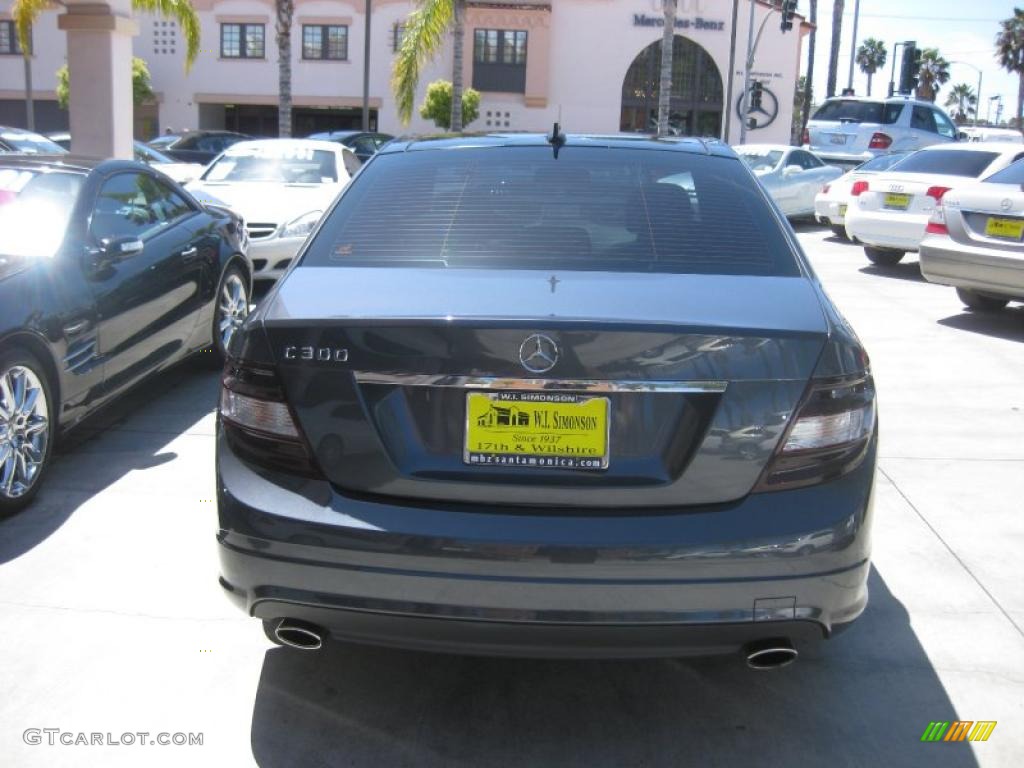 2008 C 300 Sport - Steel Grey Metallic / Black photo #3